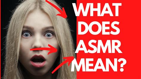 what does asmr stand for on youtube